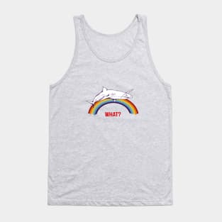 Shark Raibow pride gay Tank Top